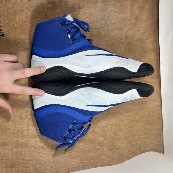 Nike 717175-410 Hypersweep Wrestling Shoes Men Size 13 Varsity Royal Blue White main image 7